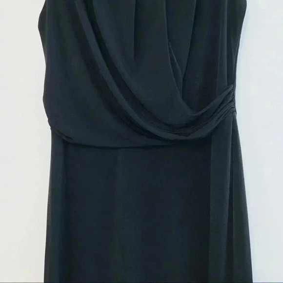 Level Eight Pleated Collar Drape Front Dress - Picture 4 of 6